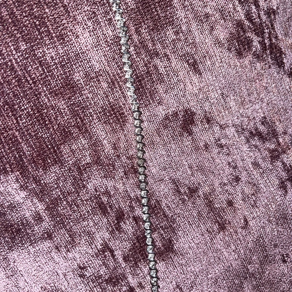 Diamond silver bracelet